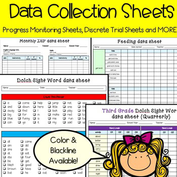Special Education Data Collection Sheets