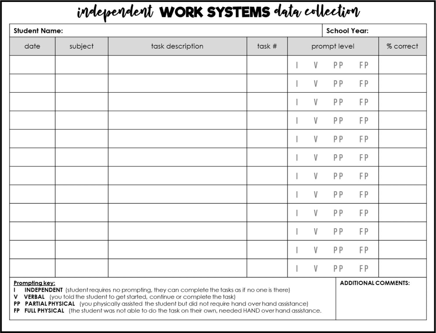 Getting Started with Independent Work Systems - Chalkboard Superhero